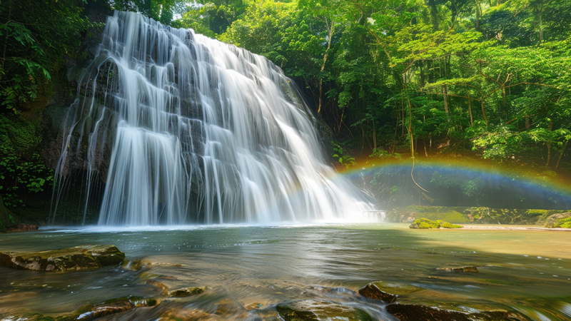 Tranquil flowing waters of the White River